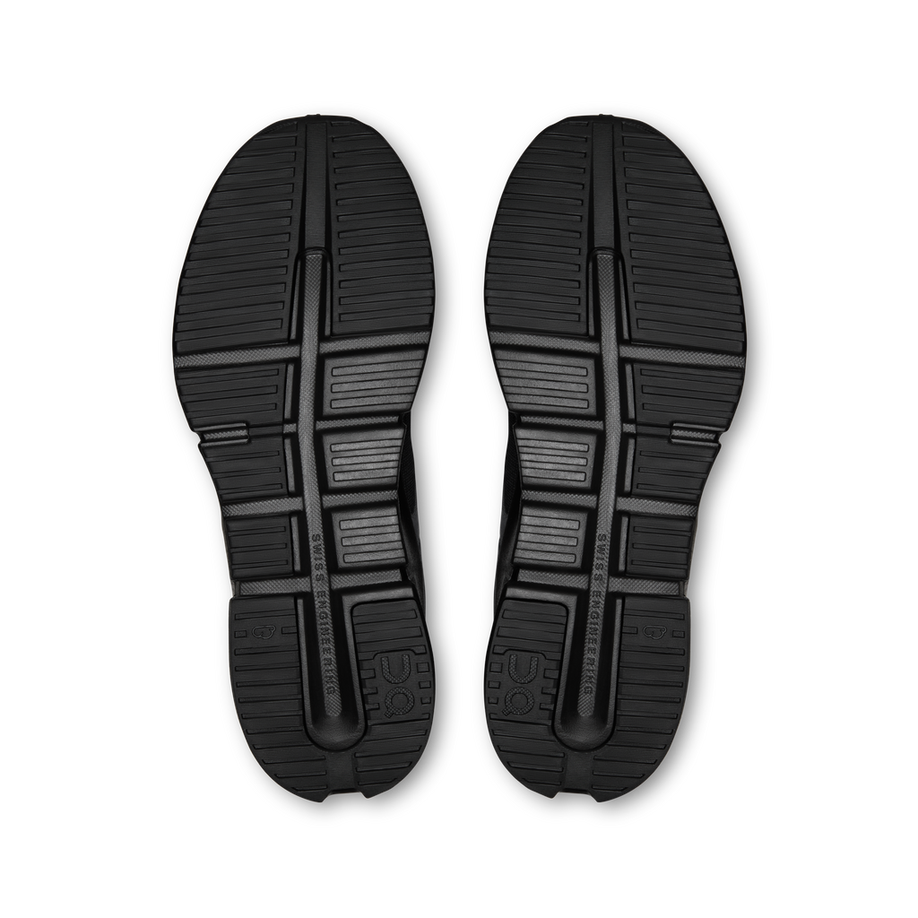 On Running Men's Cloudnova Rift Shoes - Black / Black