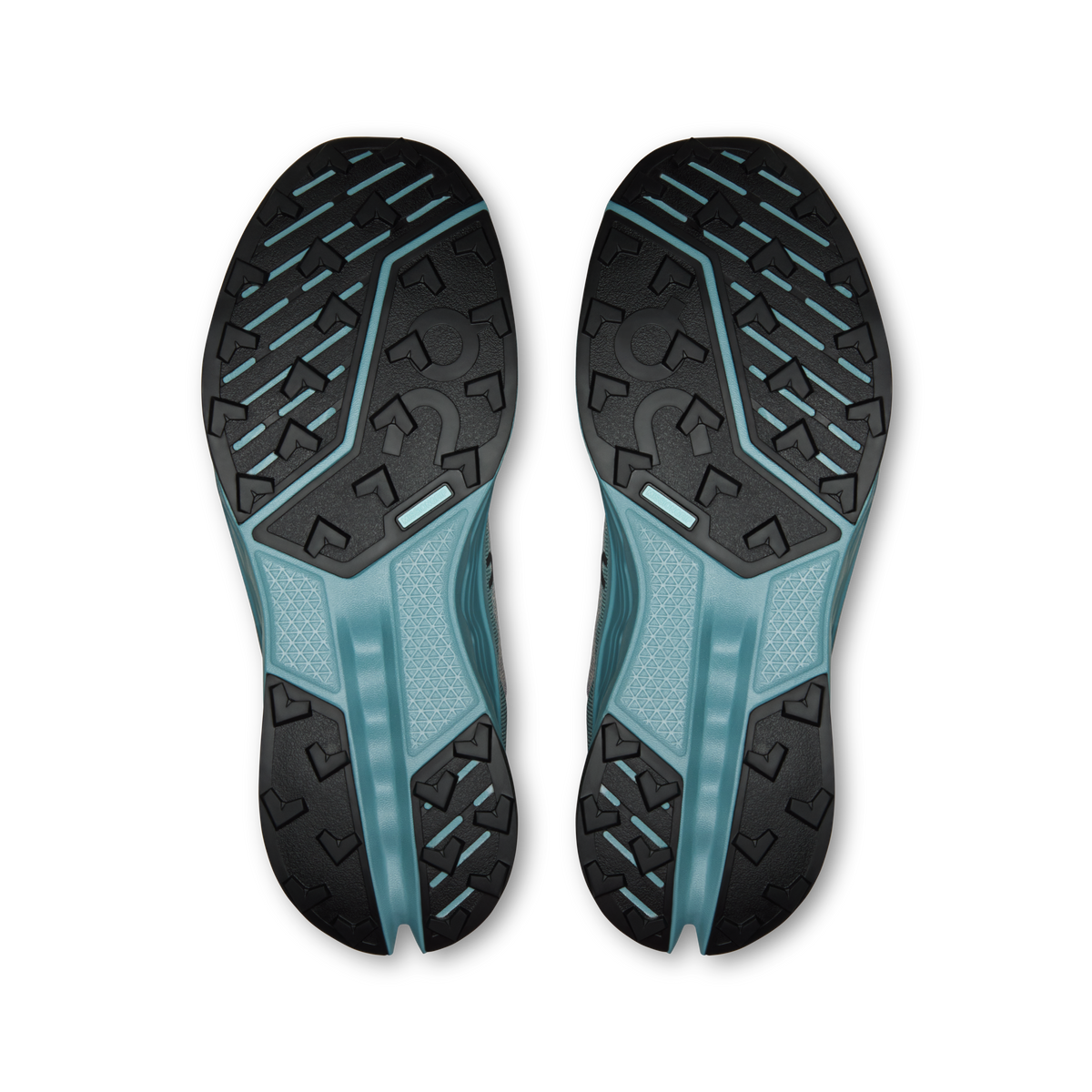 On Running Men's Cloudsurfer Trail 2 Shoes - Platinum / Tide