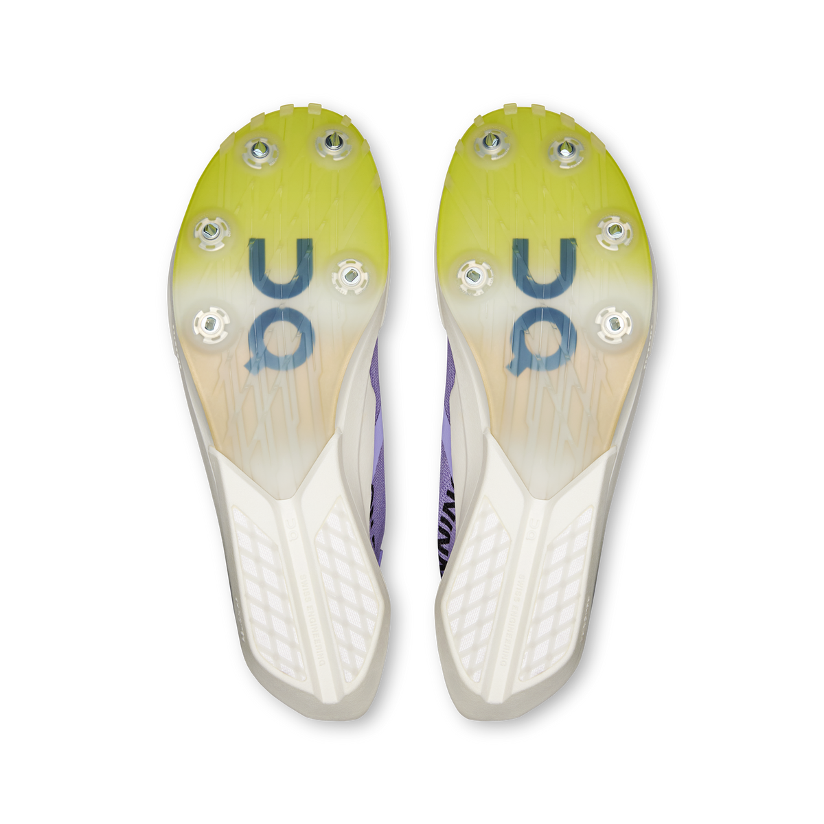 On Running Women's Cloudspike Amplius 2 Shoes - Bloom / Lime