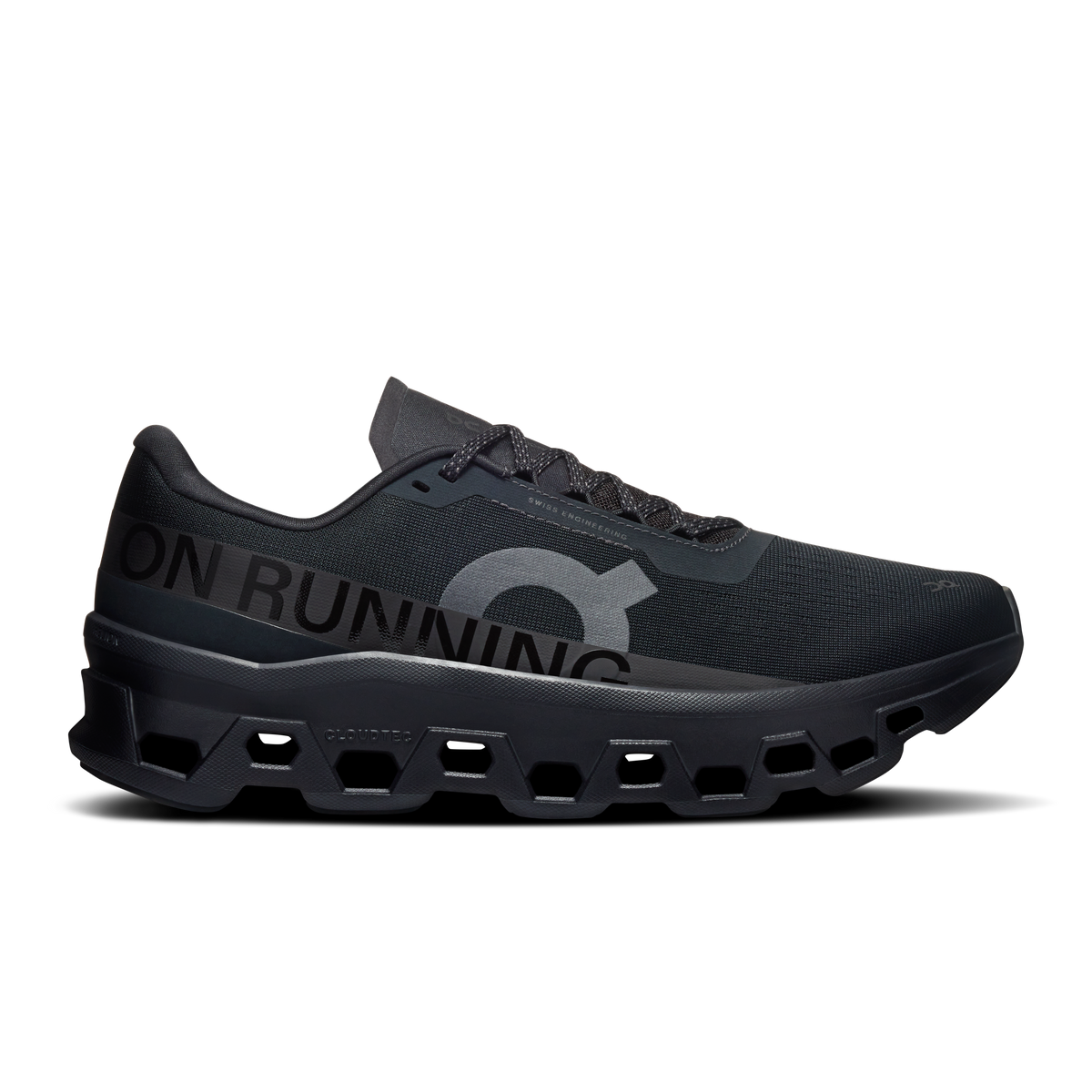 On Running Men's Cloudmonster 1 Shoes - Black / Black