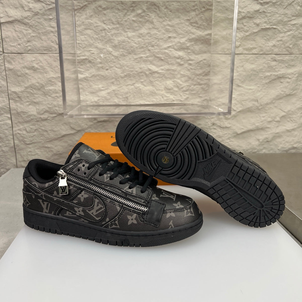 LV x Nike SB-Inspired Skate Shoes