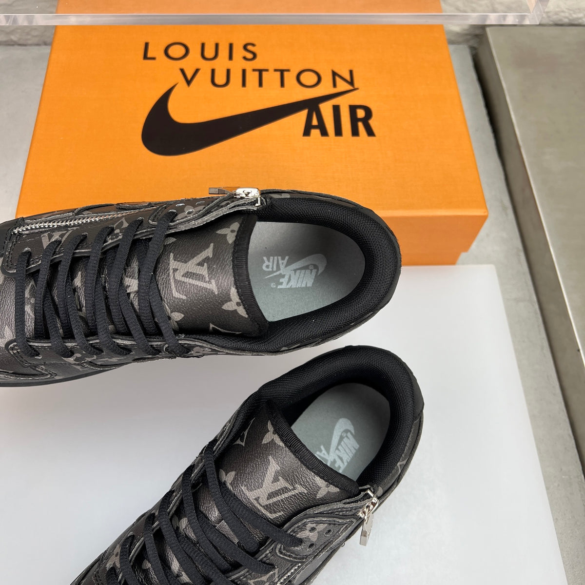 LV x Nike SB-Inspired Skate Shoes