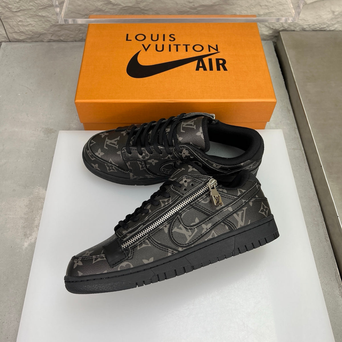LV x Nike SB-Inspired Skate Shoes