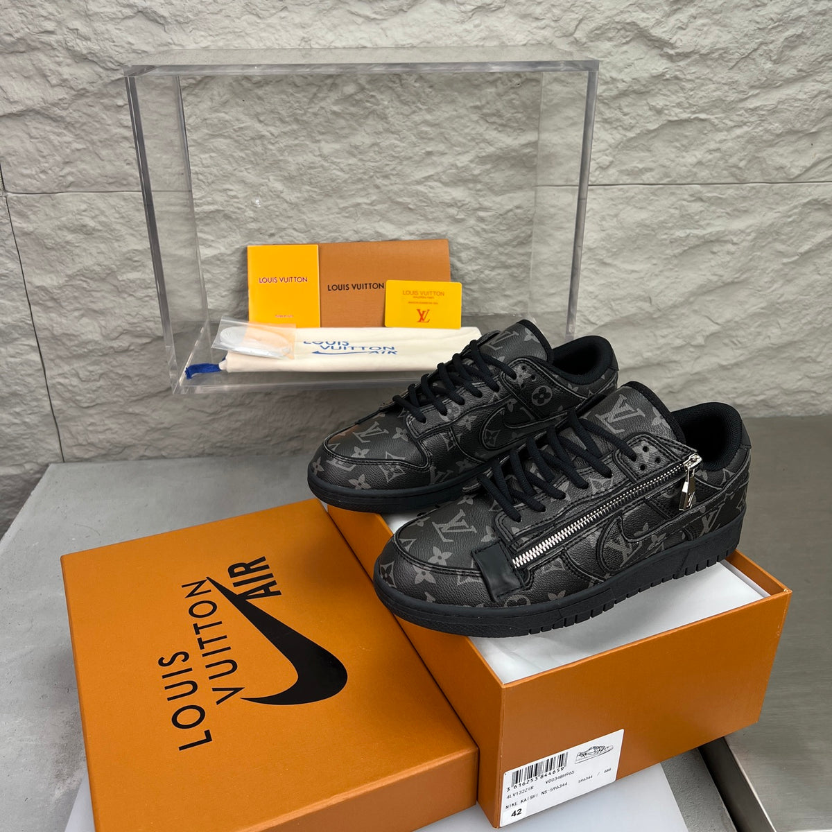 LV x Nike SB-Inspired Skate Shoes