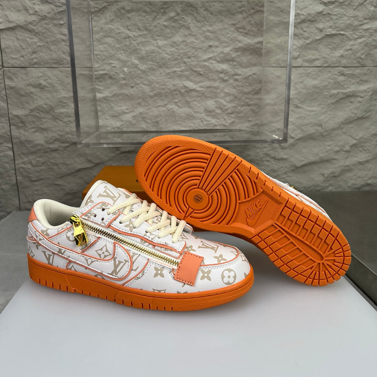 LV x Nike SB-Inspired Skate Shoes