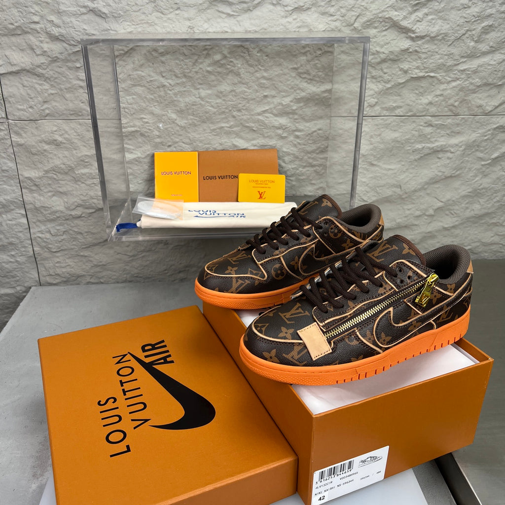 LV x Nike SB-Inspired Skate Shoes