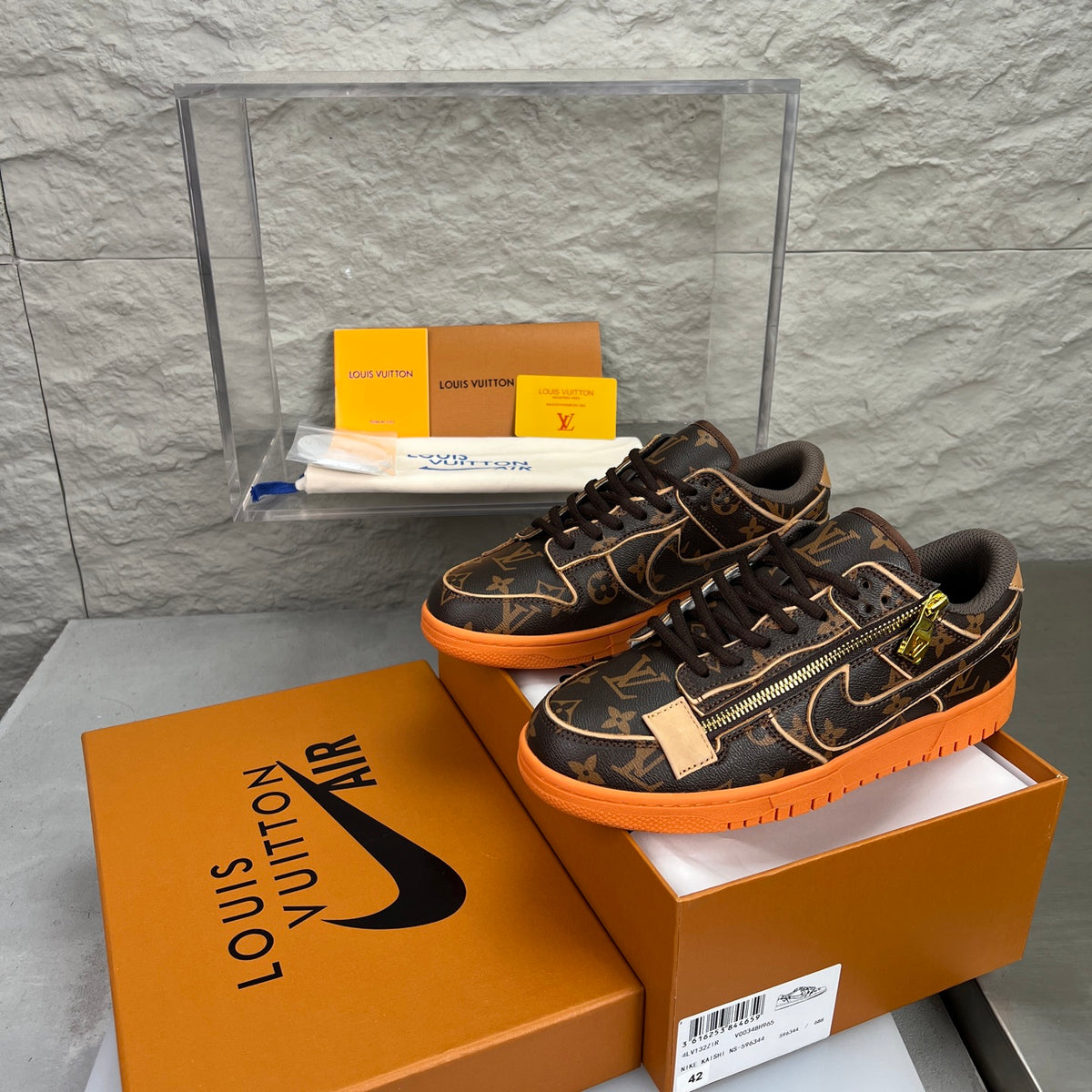 LV x Nike SB-Inspired Skate Shoes