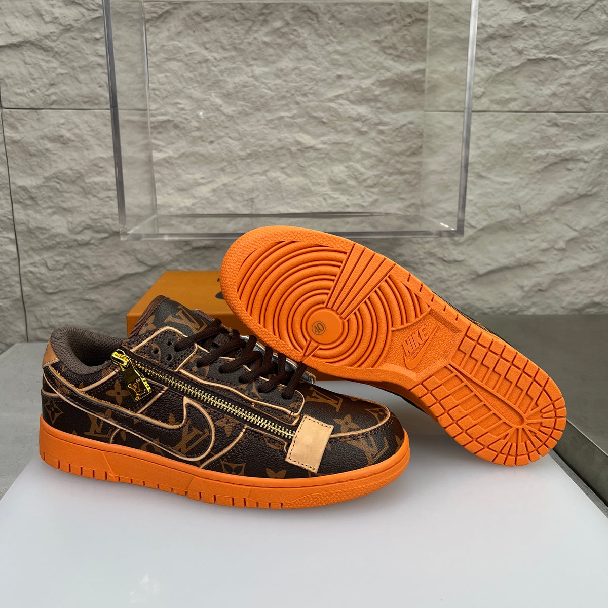 LV x Nike SB-Inspired Skate Shoes