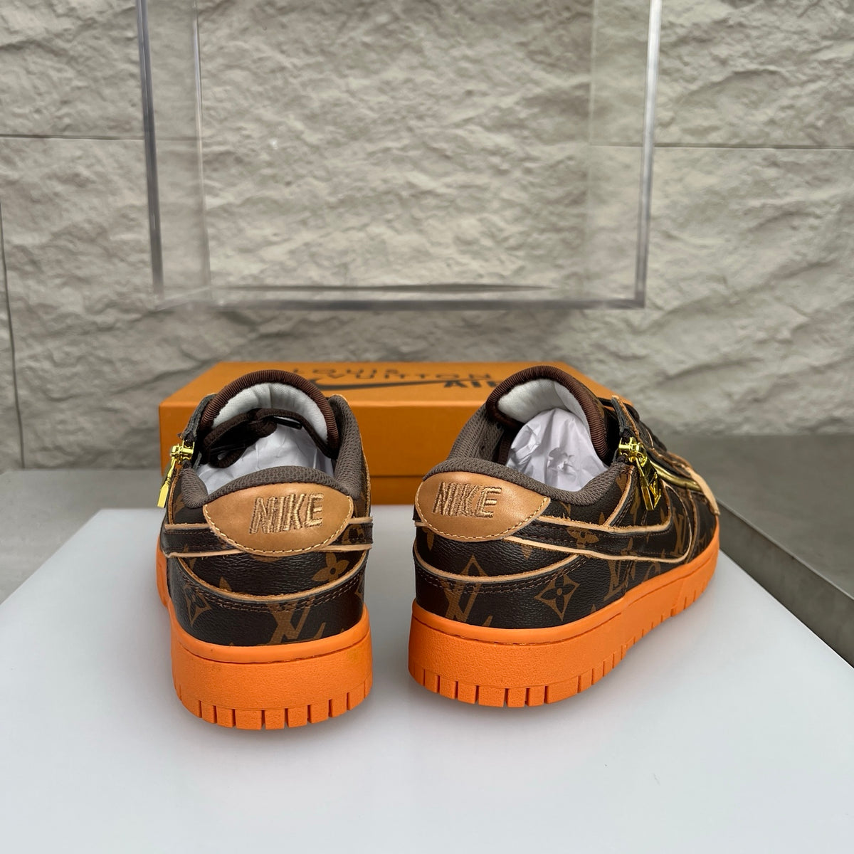 LV x Nike SB-Inspired Skate Shoes