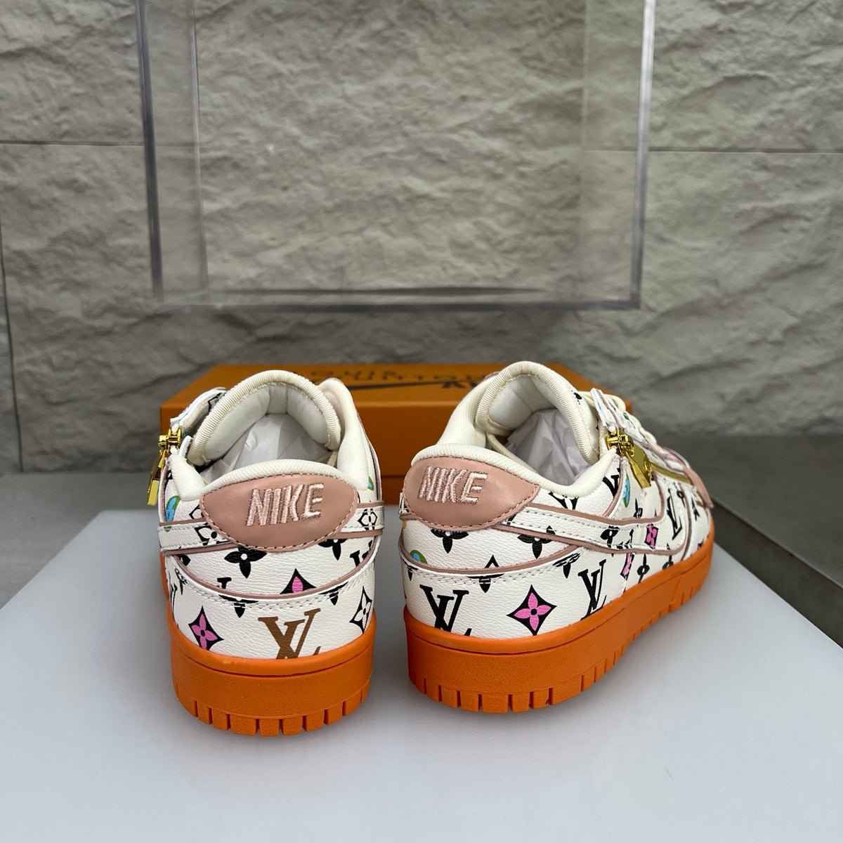 LV x Nike SB-Inspired Skate Shoes