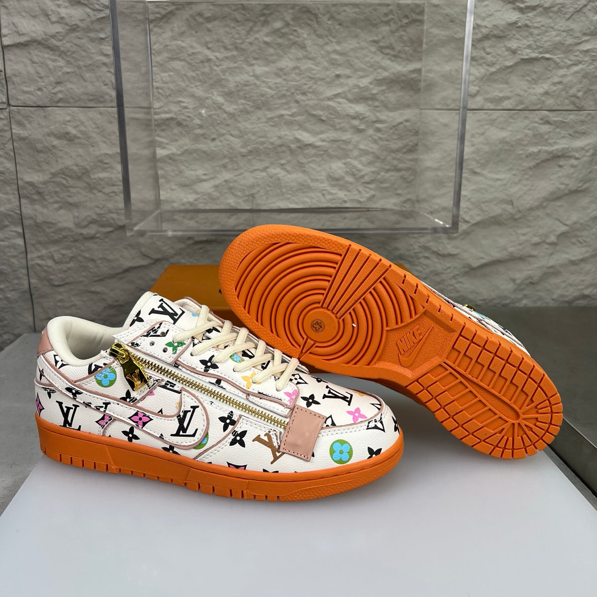 LV x Nike SB-Inspired Skate Shoes