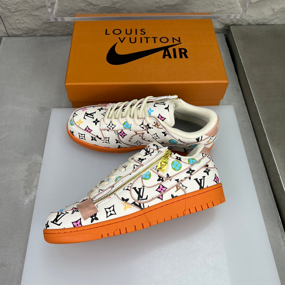 LV x Nike SB-Inspired Skate Shoes