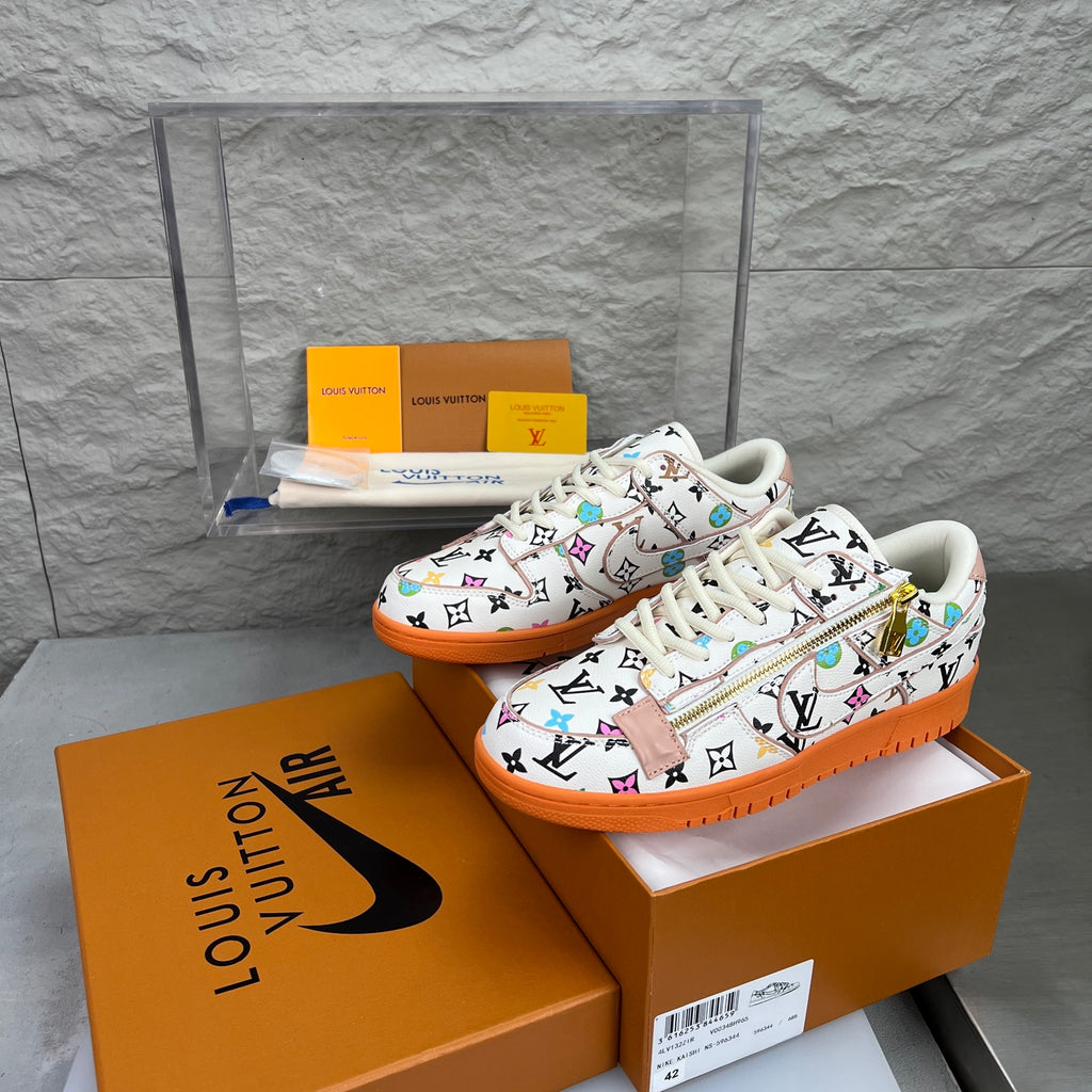 LV x Nike SB-Inspired Skate Shoes