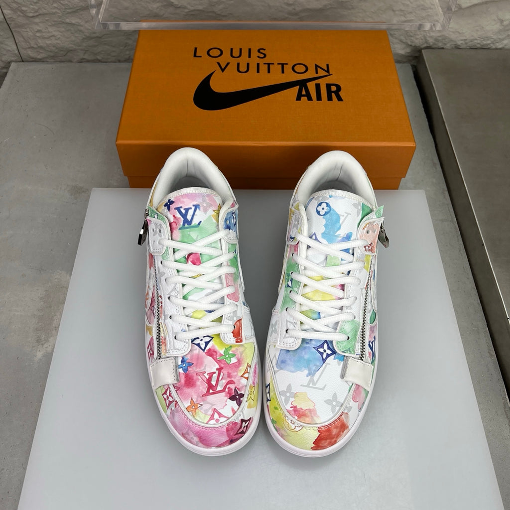 LV x Nike SB-Inspired Skate Shoes