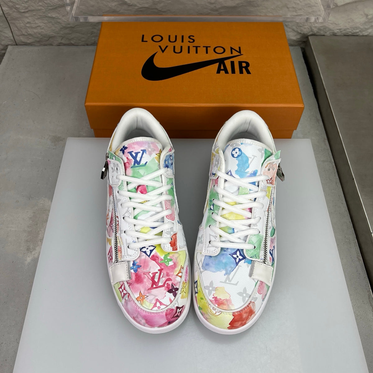 LV x Nike SB-Inspired Skate Shoes