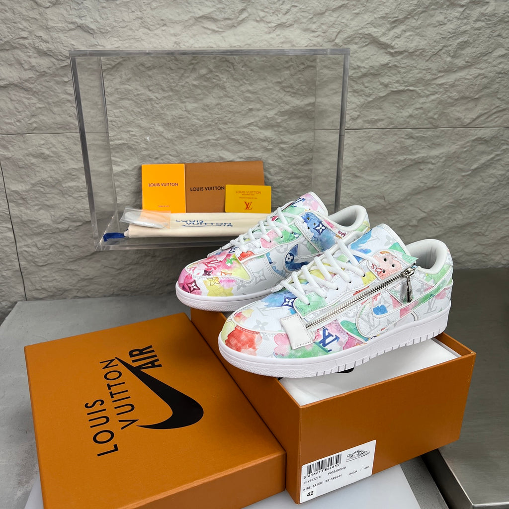 LV x Nike SB-Inspired Skate Shoes