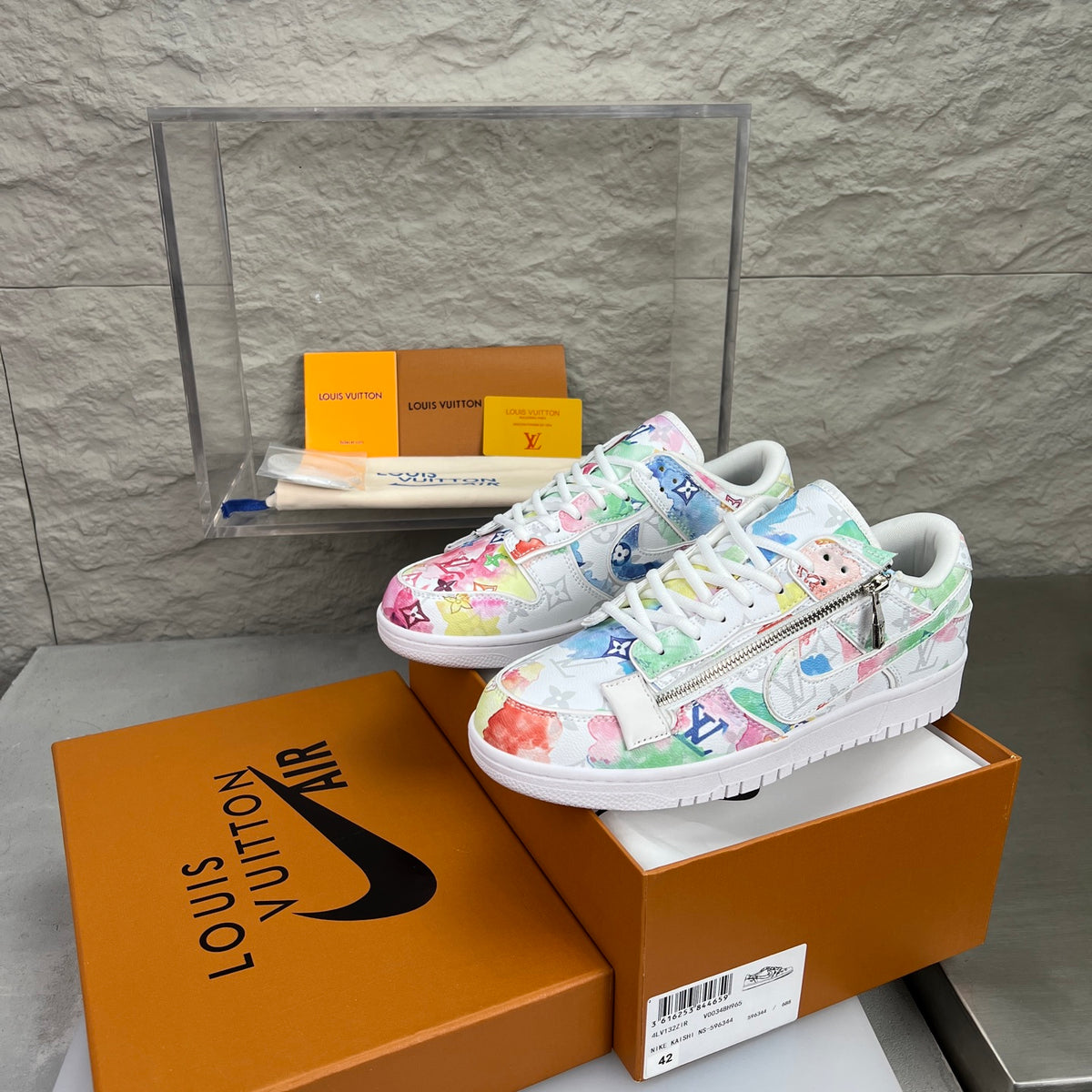 LV x Nike SB-Inspired Skate Shoes