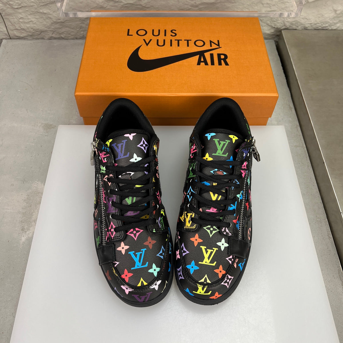 LV x Nike SB-Inspired Skate Shoes
