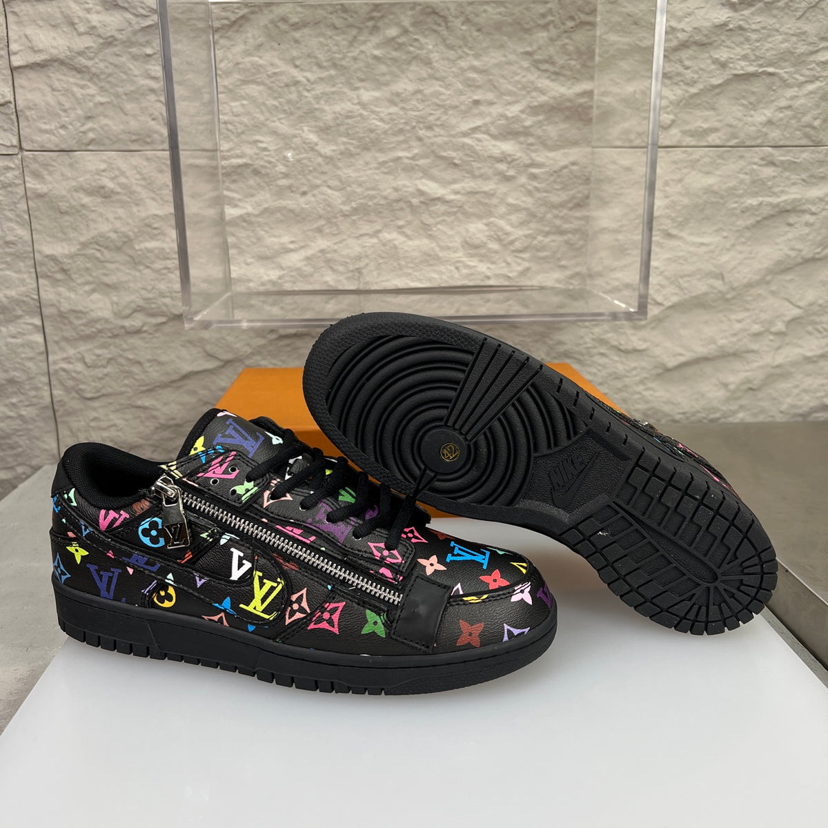 LV x Nike SB-Inspired Skate Shoes