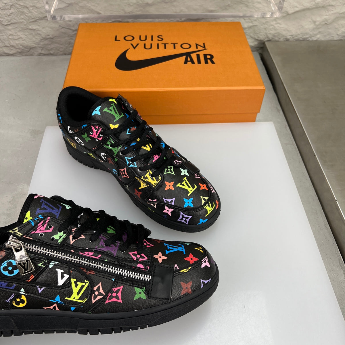 LV x Nike SB-Inspired Skate Shoes