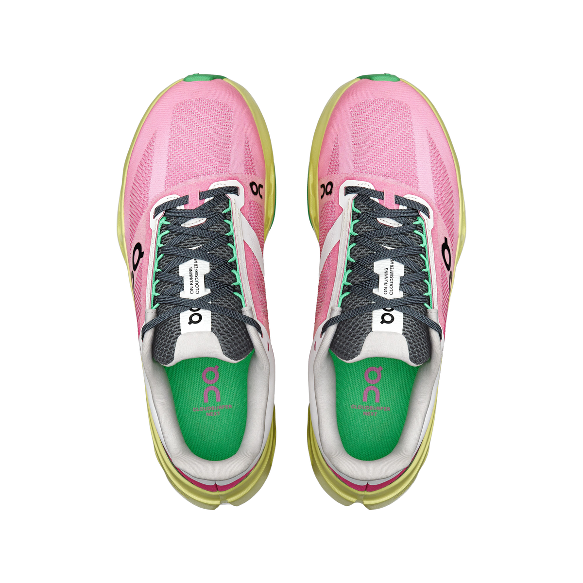 On Running Women's Cloudsurfer Next Shoes - Pink / Limelight