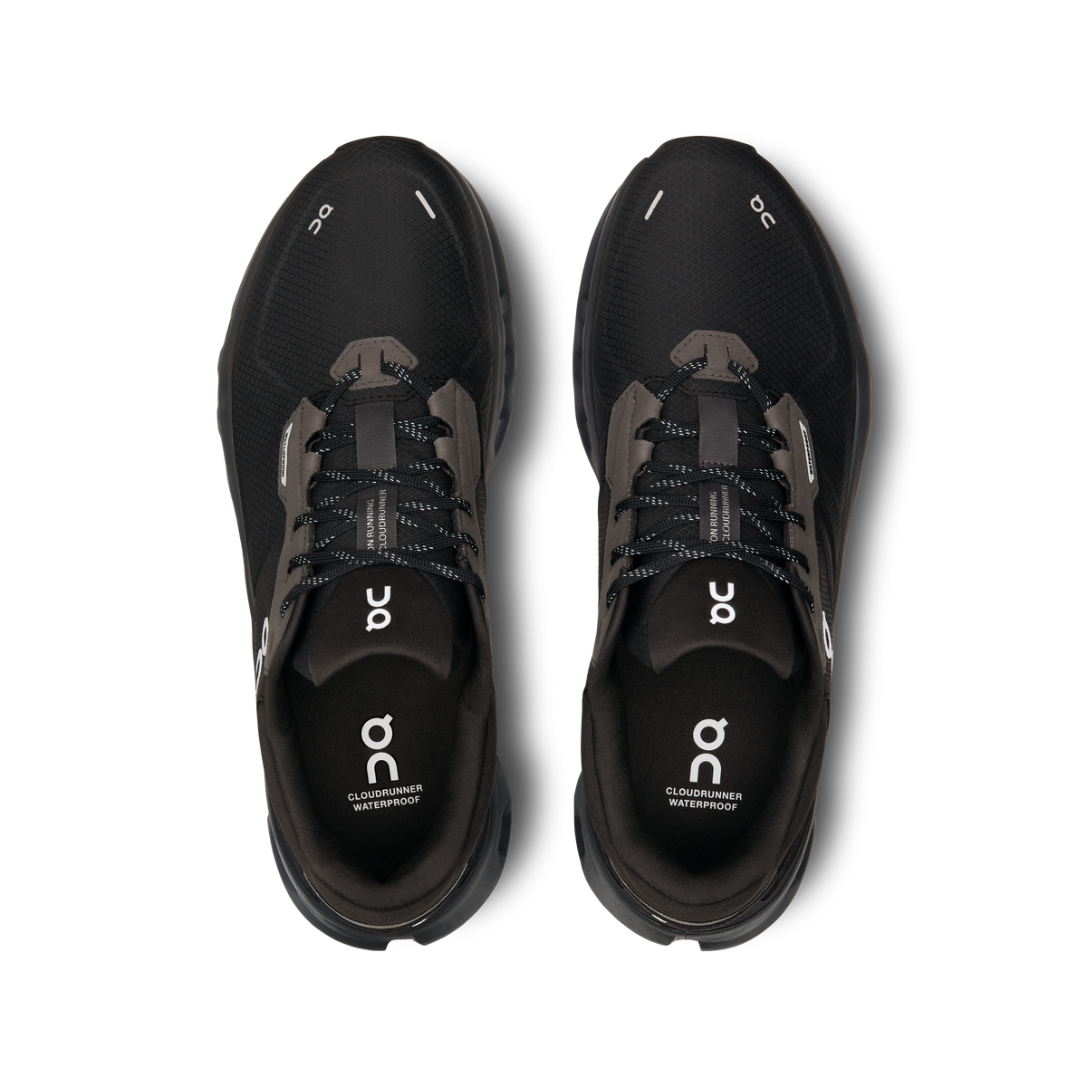 On Running Men's Cloudrunner 2 Waterproof Shoes - Magnet / Black